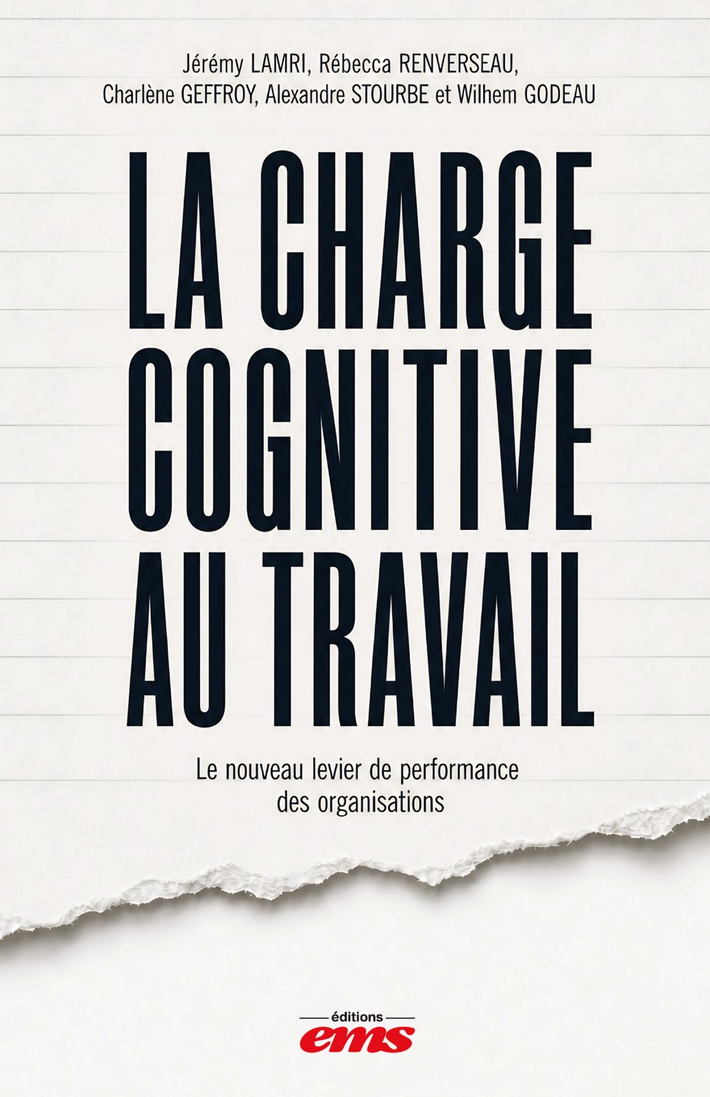 Couverture du livre La charge cognitive au travail, éditions EMS